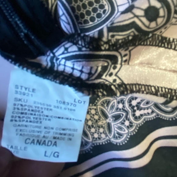 Le Chateau Vintage Black Pink Babydoll Satin Feminine Party Top- Sz-L - Picture 11 of 16